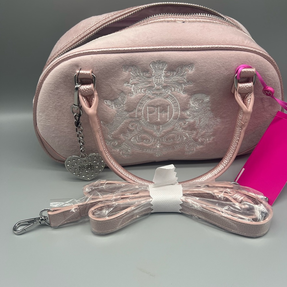 Paris Hilton crest bowler bag purse - Picture 9 of 12